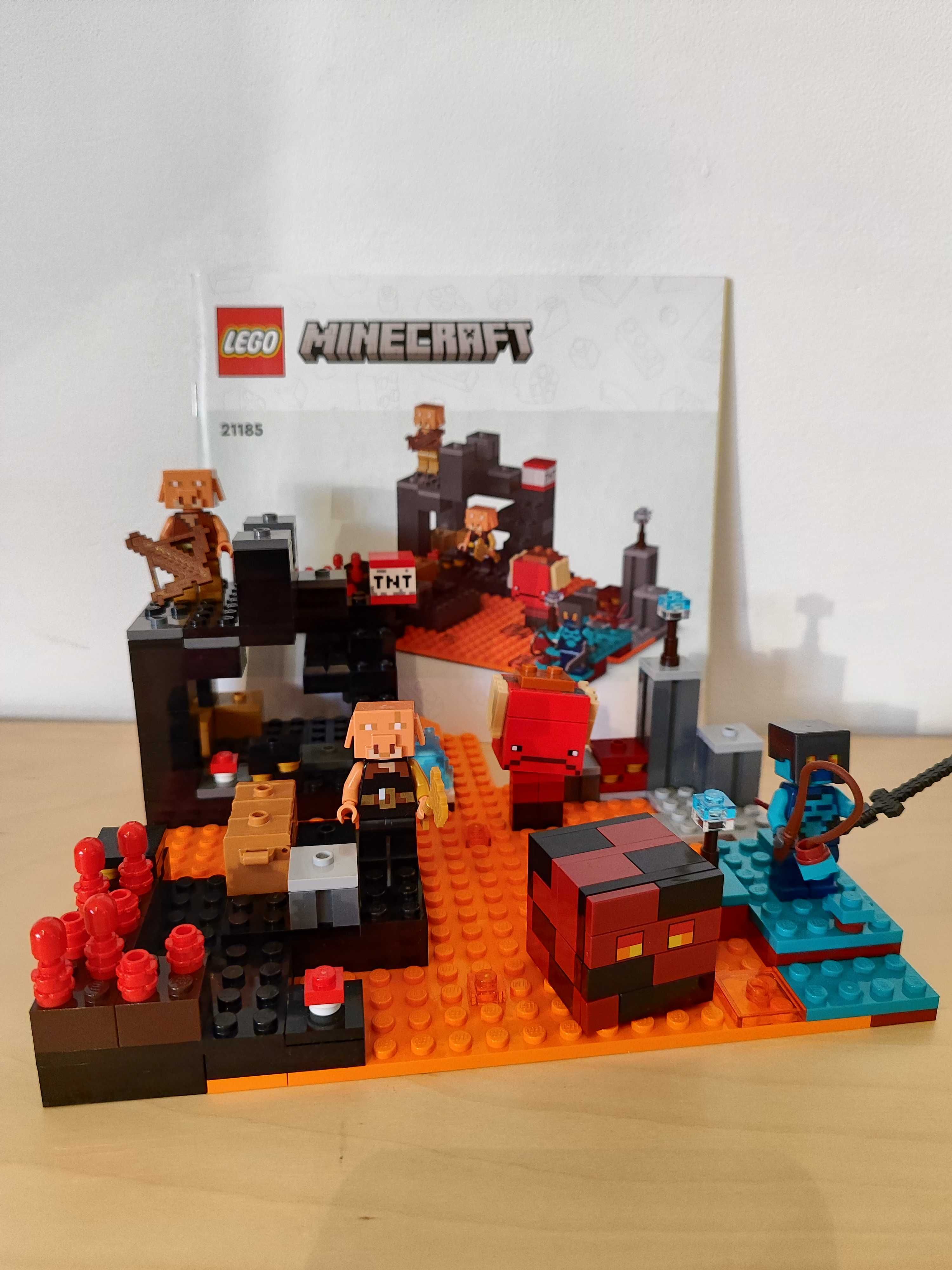 Zestaw Lego Minecraft 21185 Bastion w Netherze