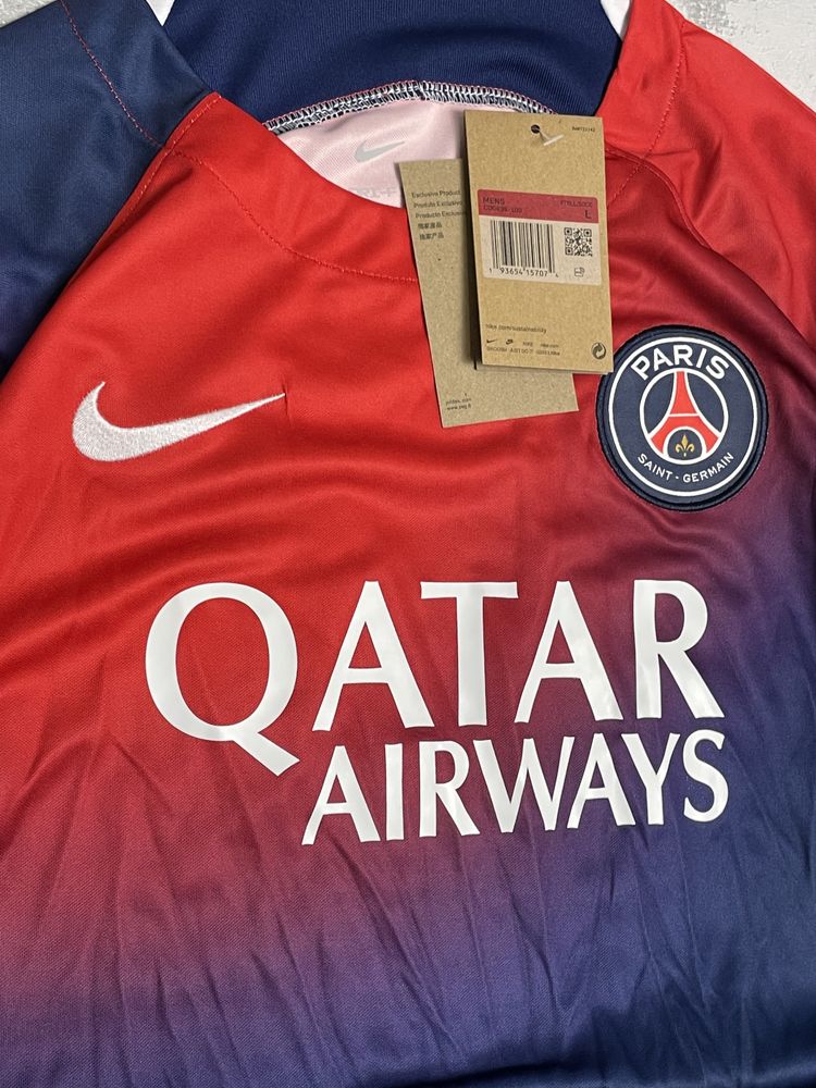 Nike Paris Saint Germain T-shirt Piłkarski Nowy 2024!