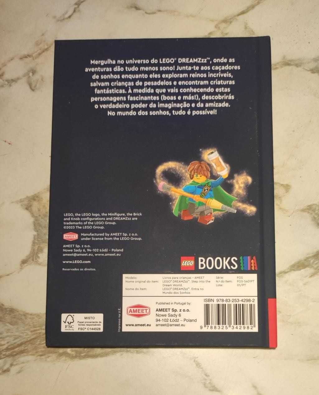 Livro Lego Dreamz "Entra no Mundo dos Sonhos"