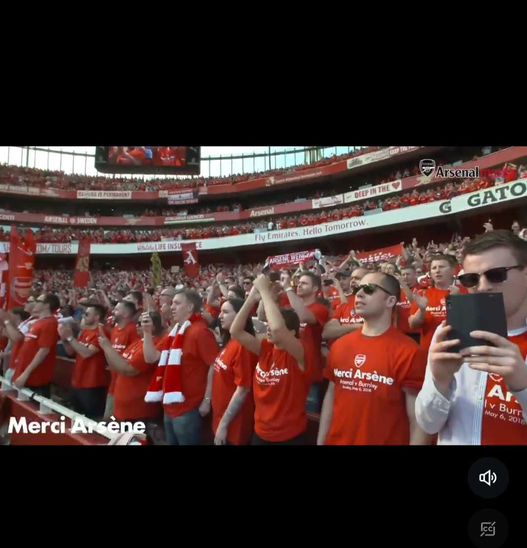Koszulki piłkarskie T-shirt Arsenal z meczu pożegnalnego Wengera 2018r
