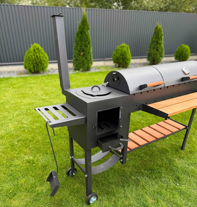 Мангал з пічкою на 13 шампурів