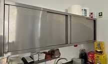 Armário parede inox 2 metros