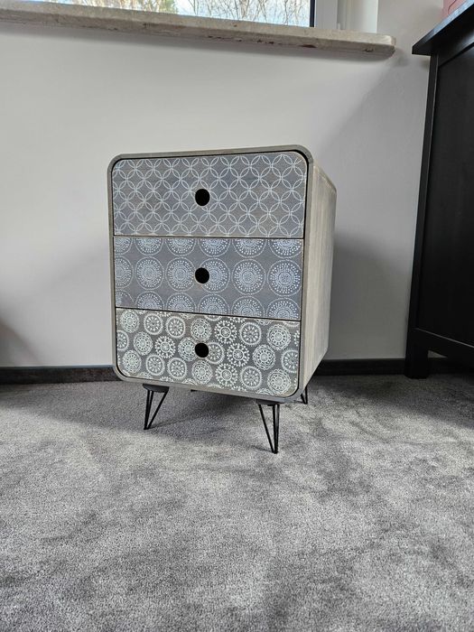 OKAZJA Komoda szafka regal stolik nocny z szufladami vida xl stylowa