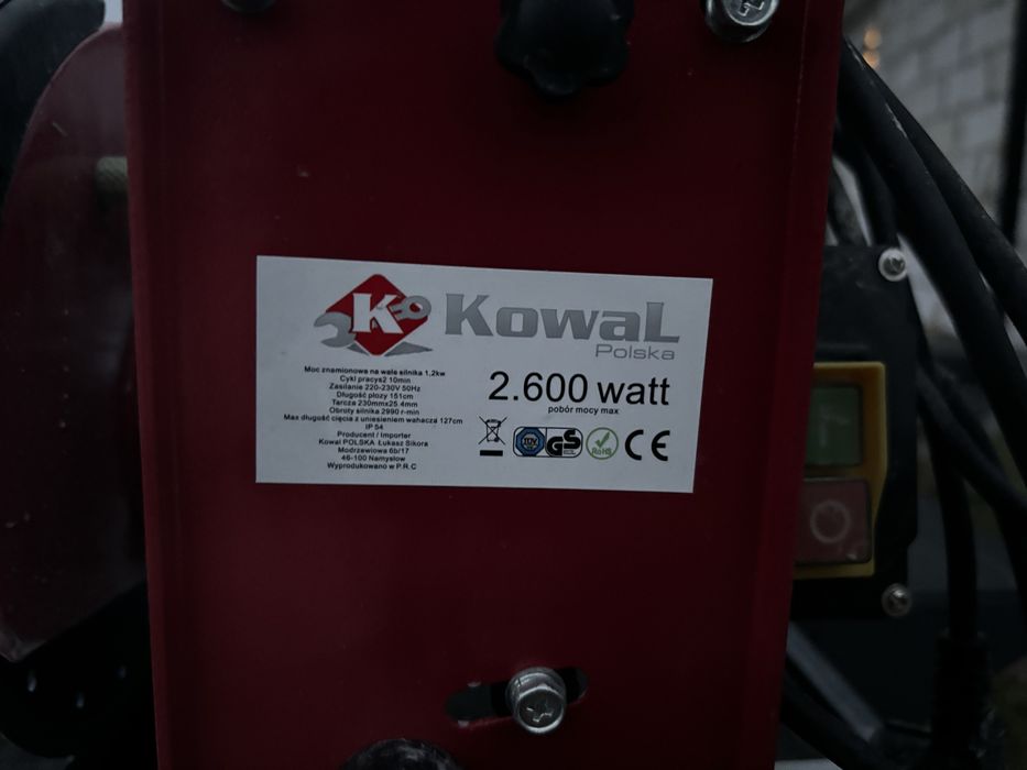 Piła, przecinarka do płytek Kowal