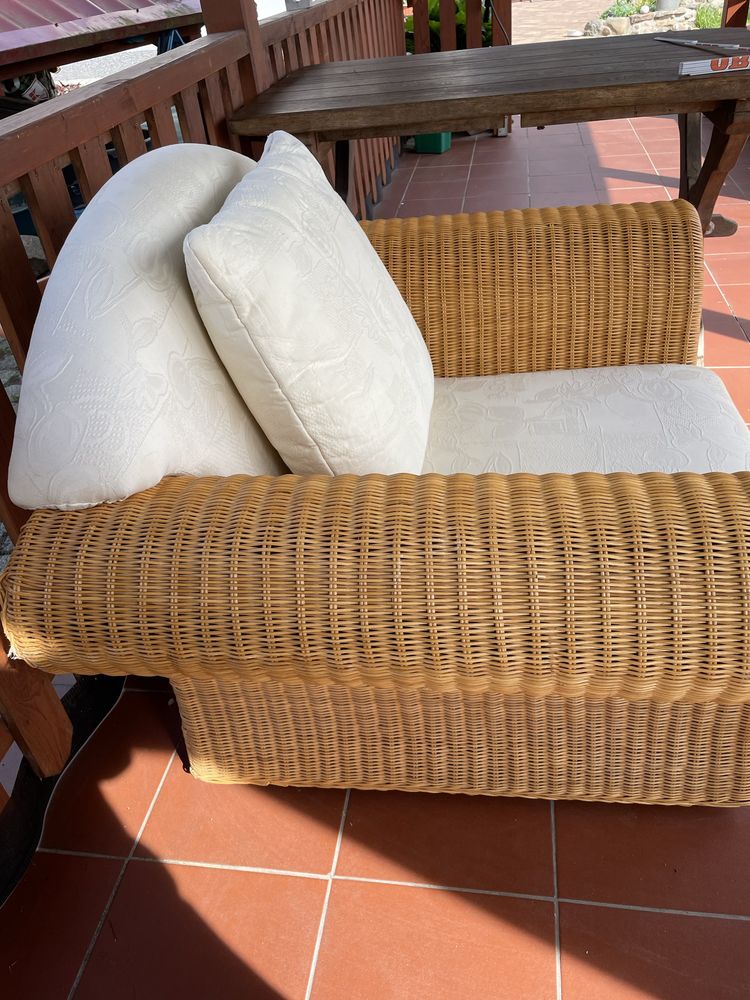 Fotel ratanowy 110/60 rattan