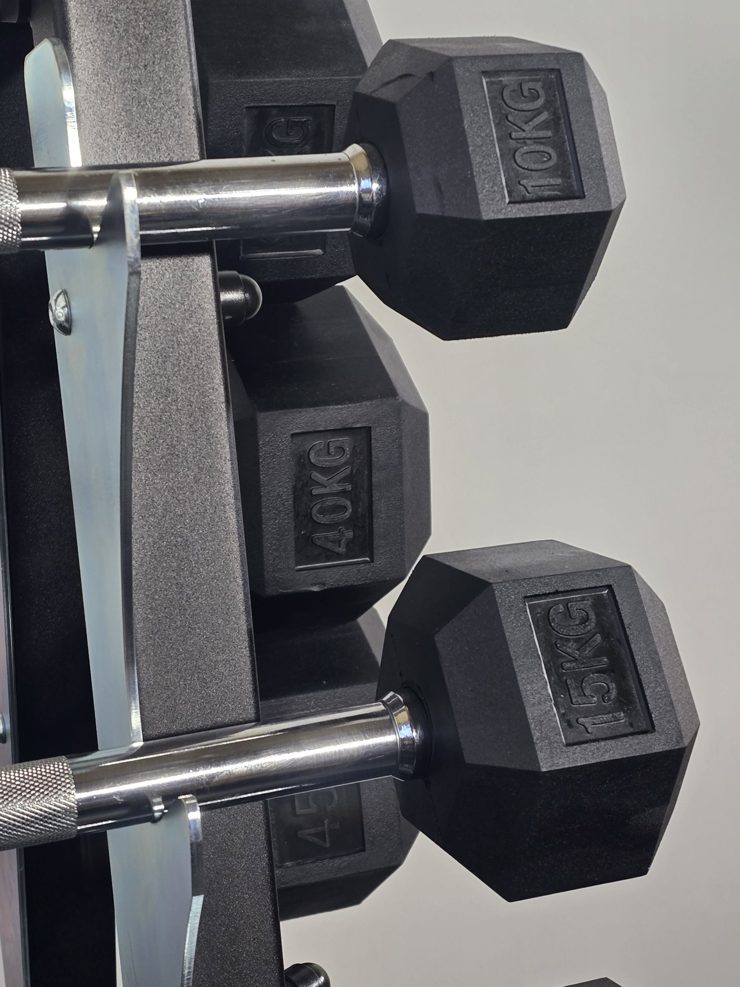 Zestaw sztang modułowych Hex proste od 10 kg.do 50 kg.