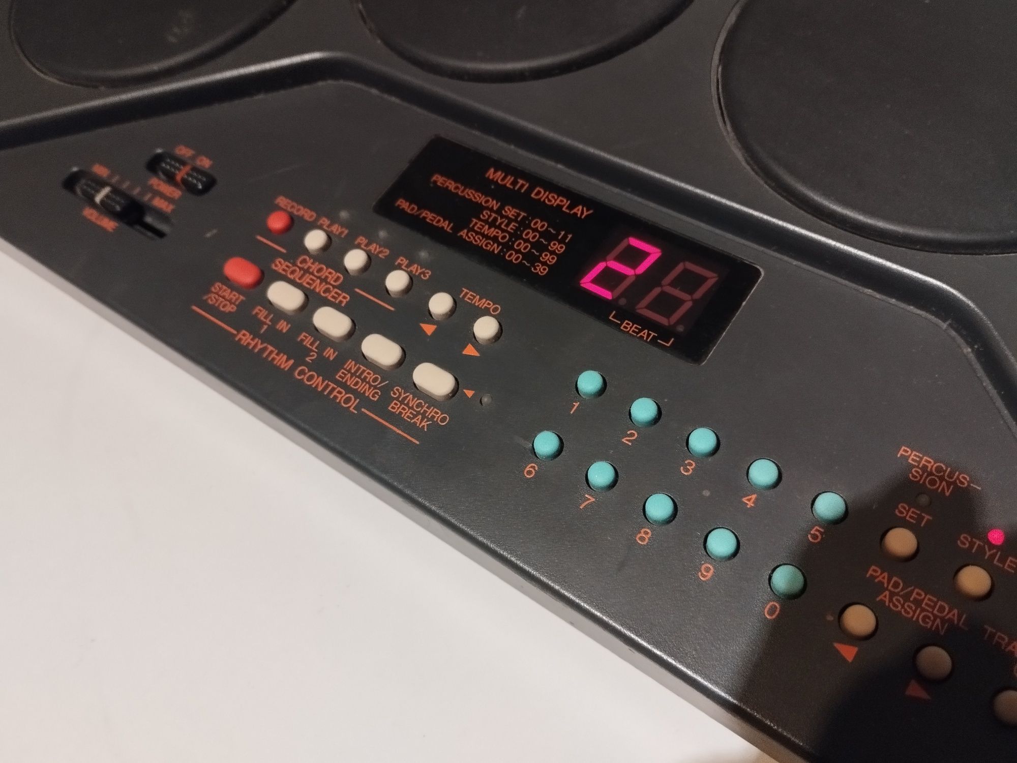 Perkusja elektroniczna YAMAHA DD-11 retro zestaw bębny drum