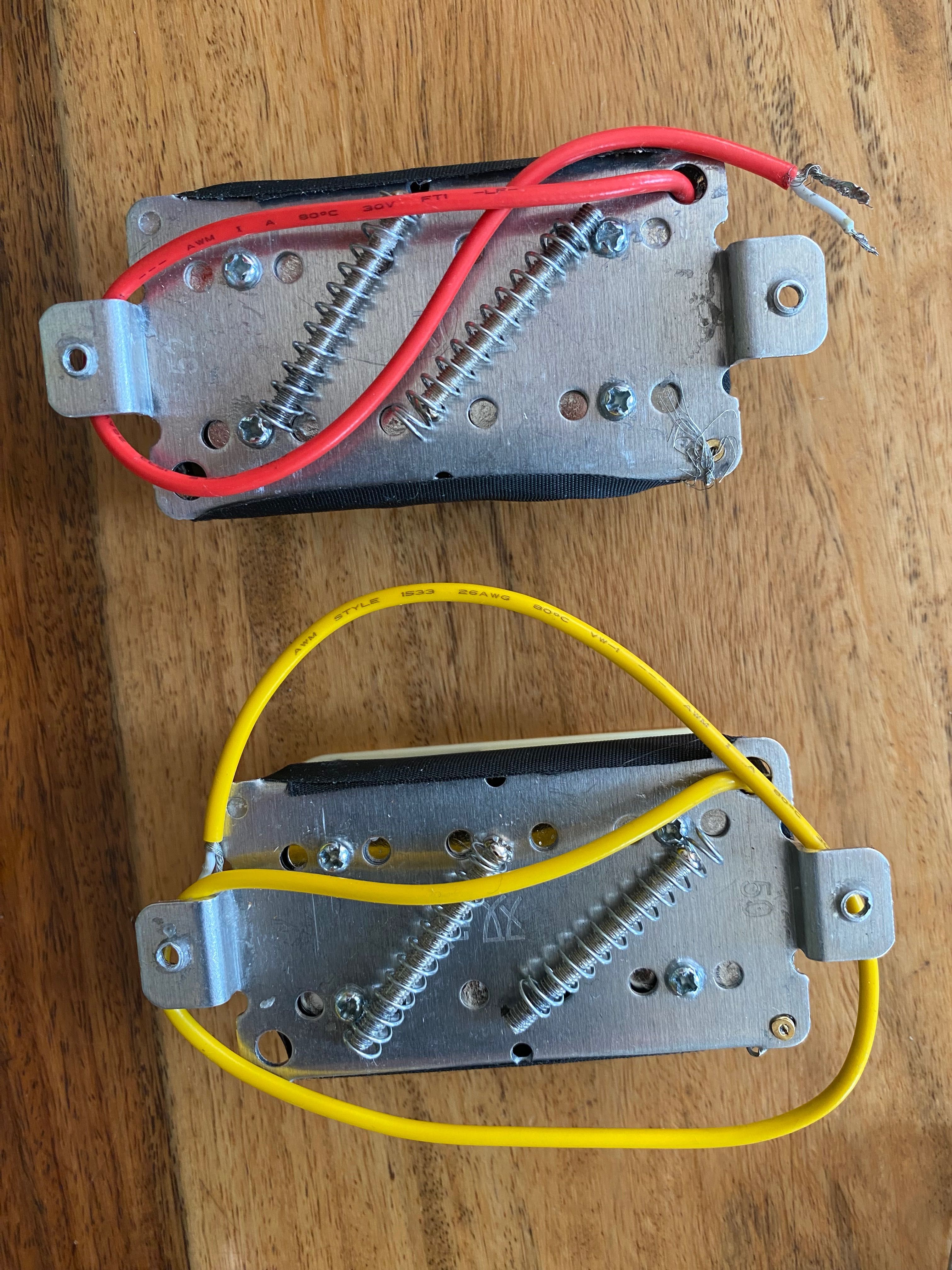 Humbucker x 2 z okablowaniem