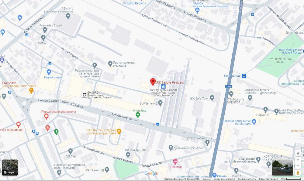 Продаж паркомісця по вул.Садова ЖК Sadova Resident