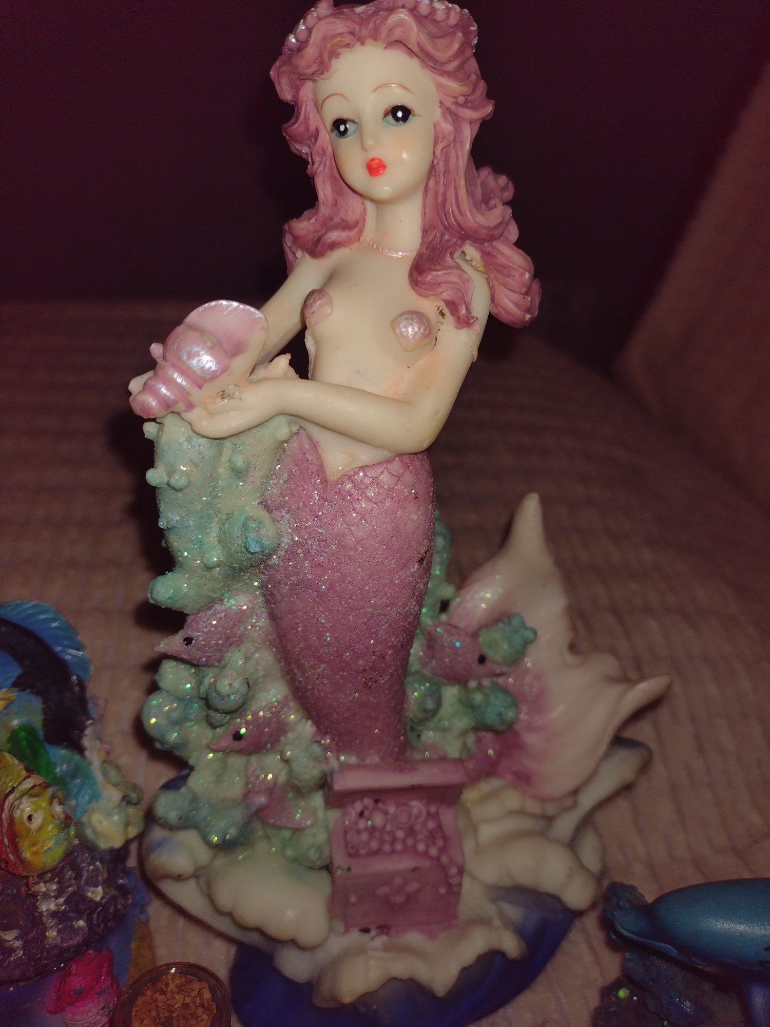 Figurki morskie syrena