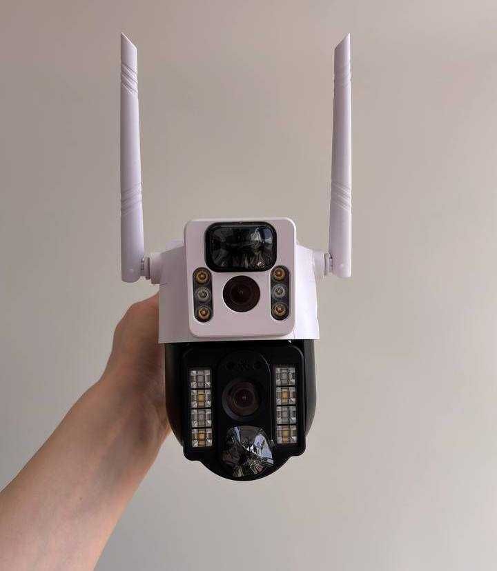 4G Солнечная Камера наблюдения аккумуляторная наружная с сим картой