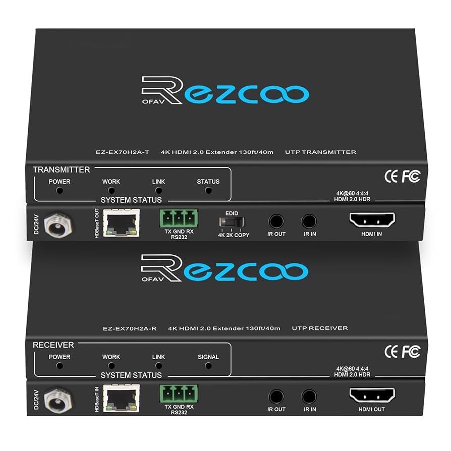 HDMI-екстендер ROFAVEZCO через Ethernet 4k 60HZ