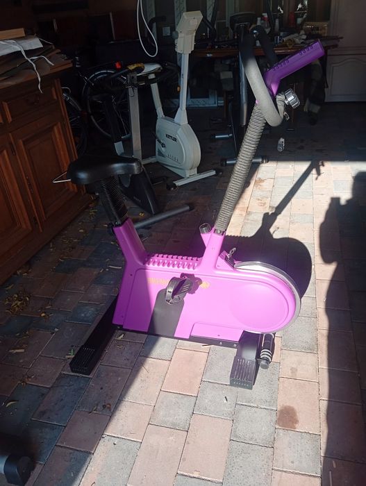 Rower Stacjonarny fioletowy Bremshey sport