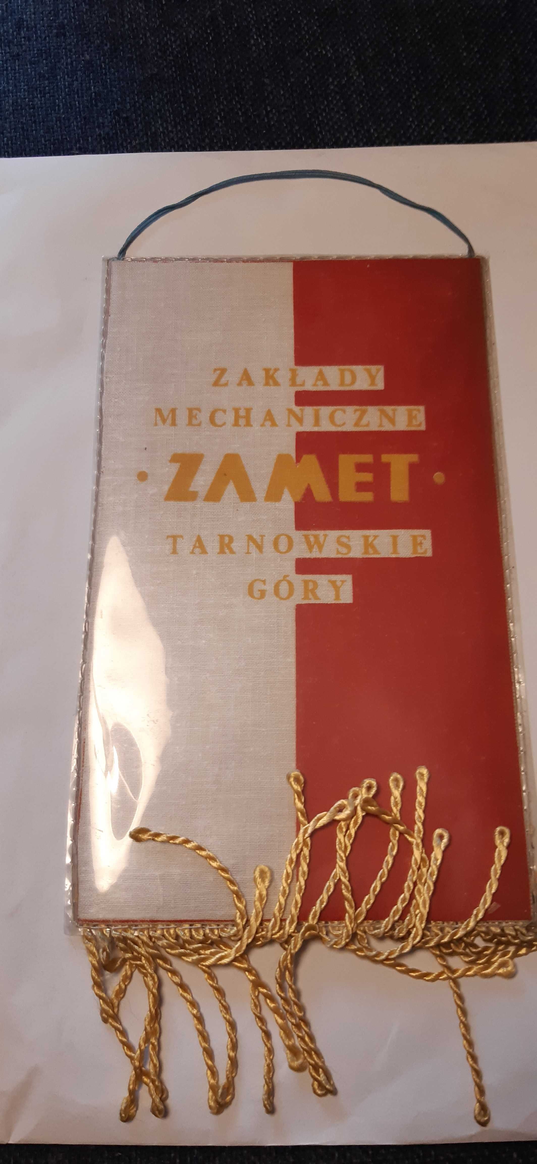 stary proporczyk zakładowy prl zamet tarnowskie góry