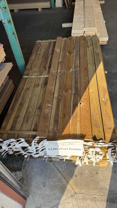 Sztachety impregnowane 20x70x1200
