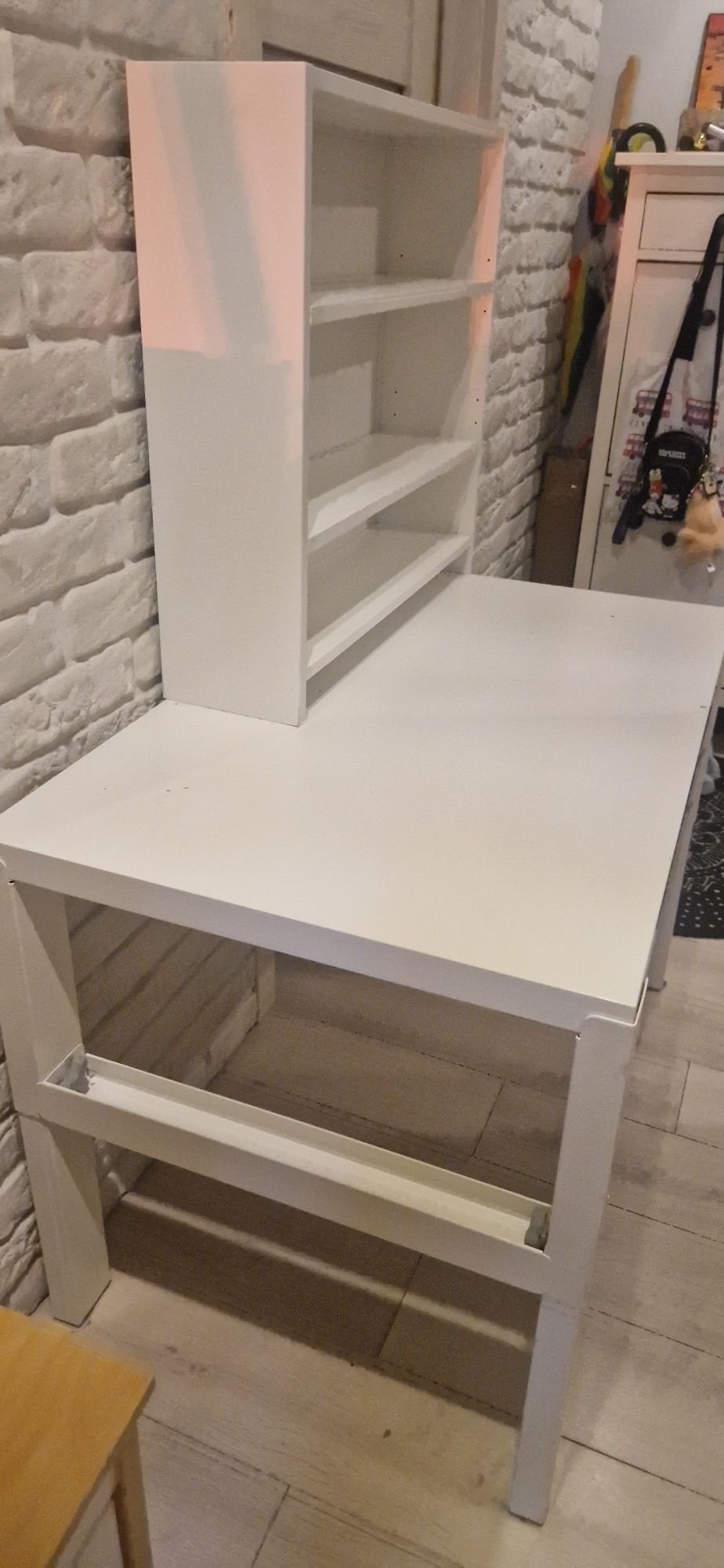 Biurko Ikea z nadstawką