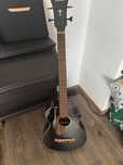 Gitara basowa Ibanez AEGB24E Black, Bas elektroakustyczny,