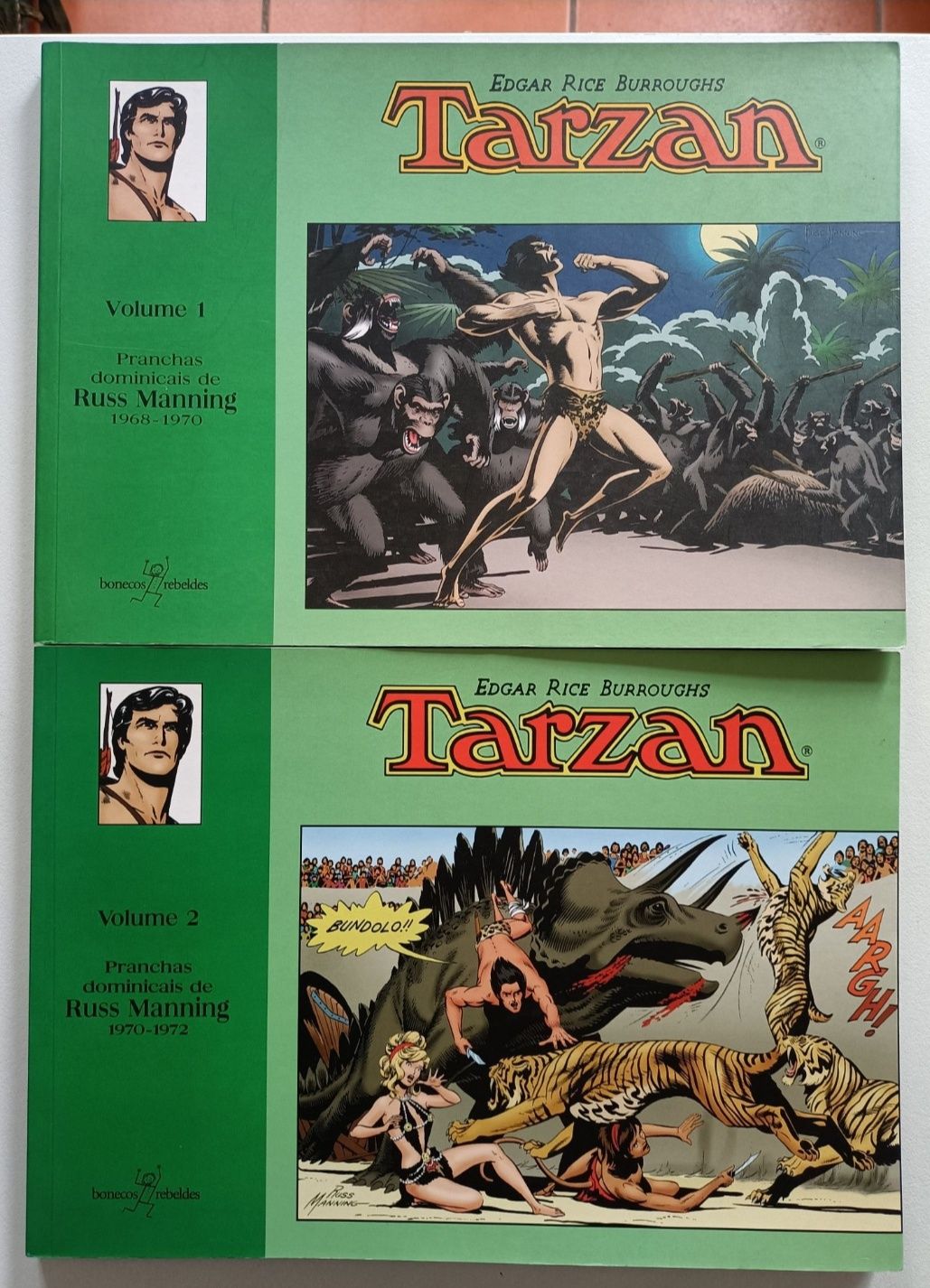 37 Livros de Tarzan, Super Tarzan, Tarzan a Cores, e o Filho de Tarzan