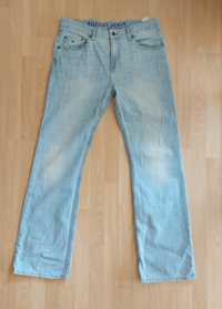Jasnoniebieskie jeansy męskie Tommy Hilfiger oryginalne W34 L34