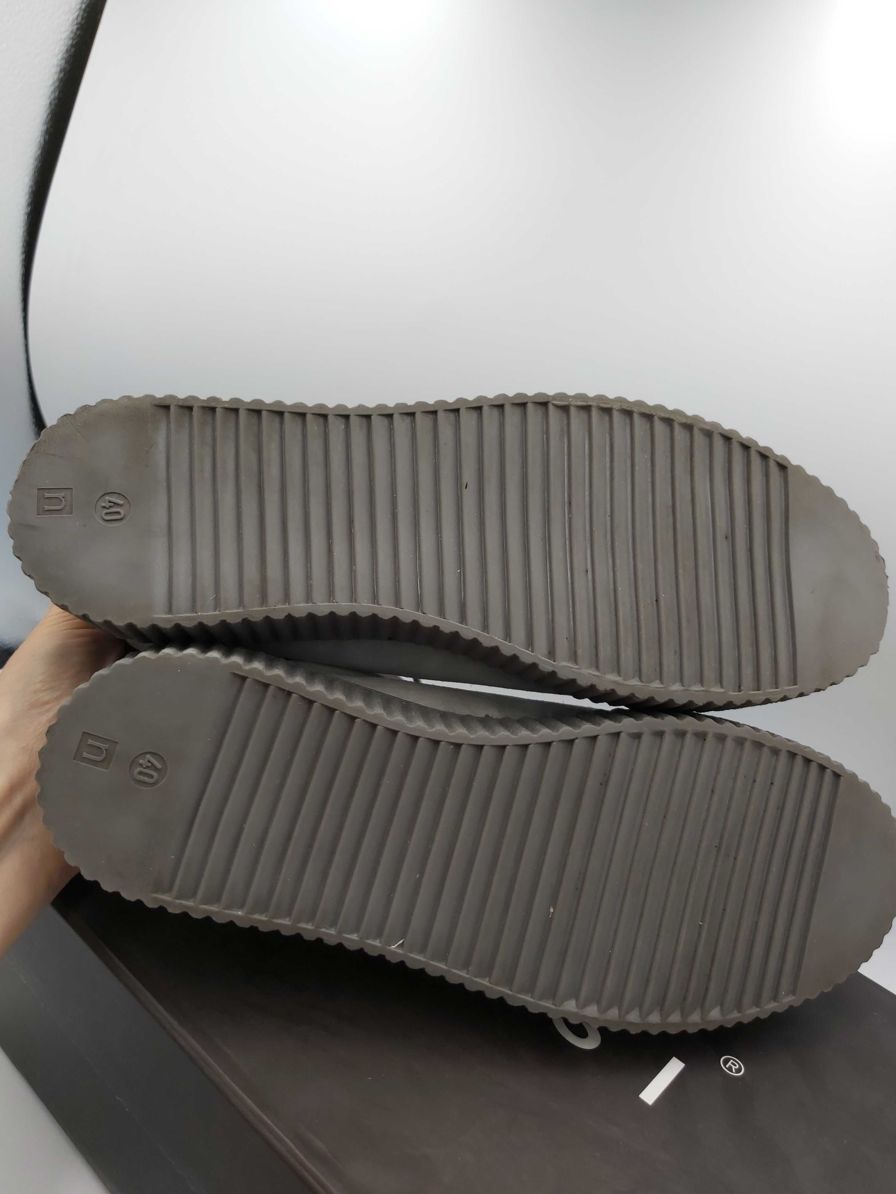 SP Buty sneakersy zamszowe szare NESSI trampki rozmiar 40