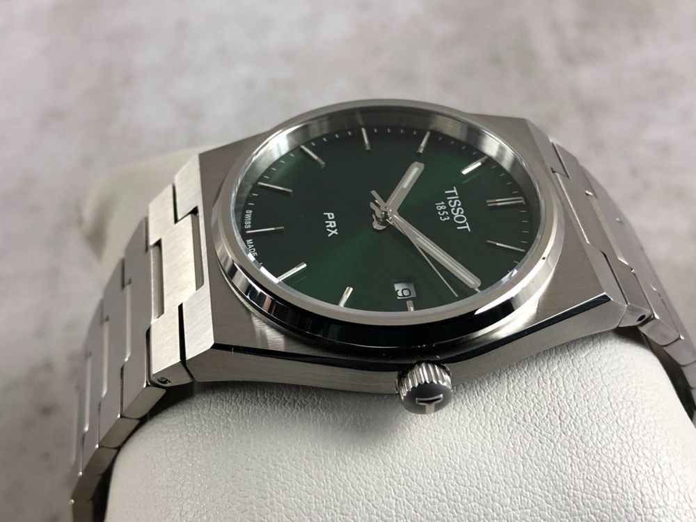 Tissot PRX Quartz 40mm Green Dial – NOWY | Full Set | Gwarancja
