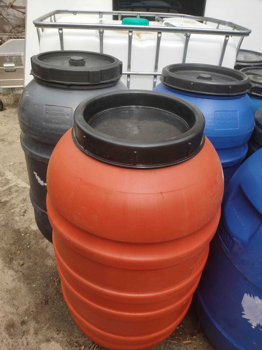 Beczka na deszczówkę, spożywkę, wodę 220l zbiornik NIE PO CHEMII