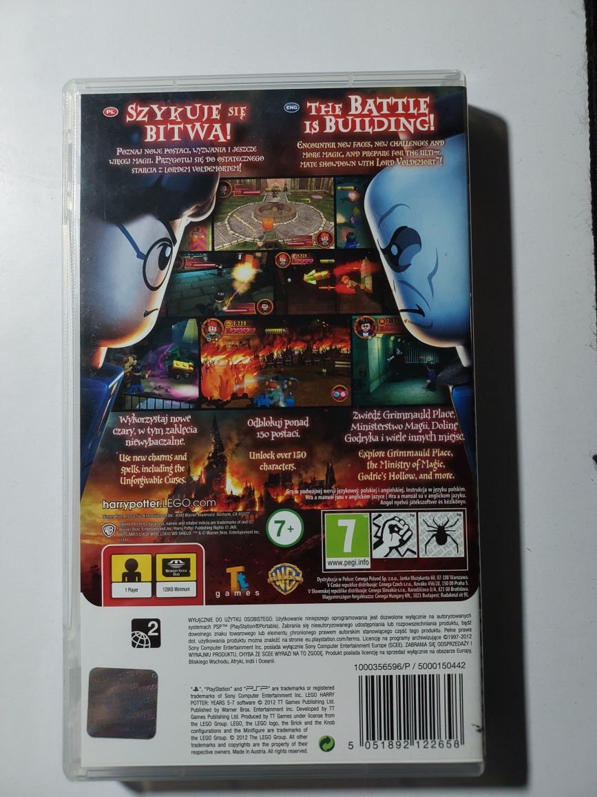 Gra LEGO Harry Potter lata 5-7 PSP