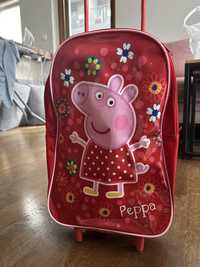 Plecak na kółkach, walizka dla dzieci, PEPPA PIG