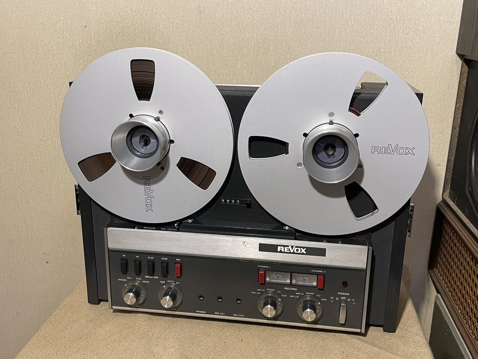 Редкий катушечный магнитофон REVOX A-77 (3 мотора/3 головки)
