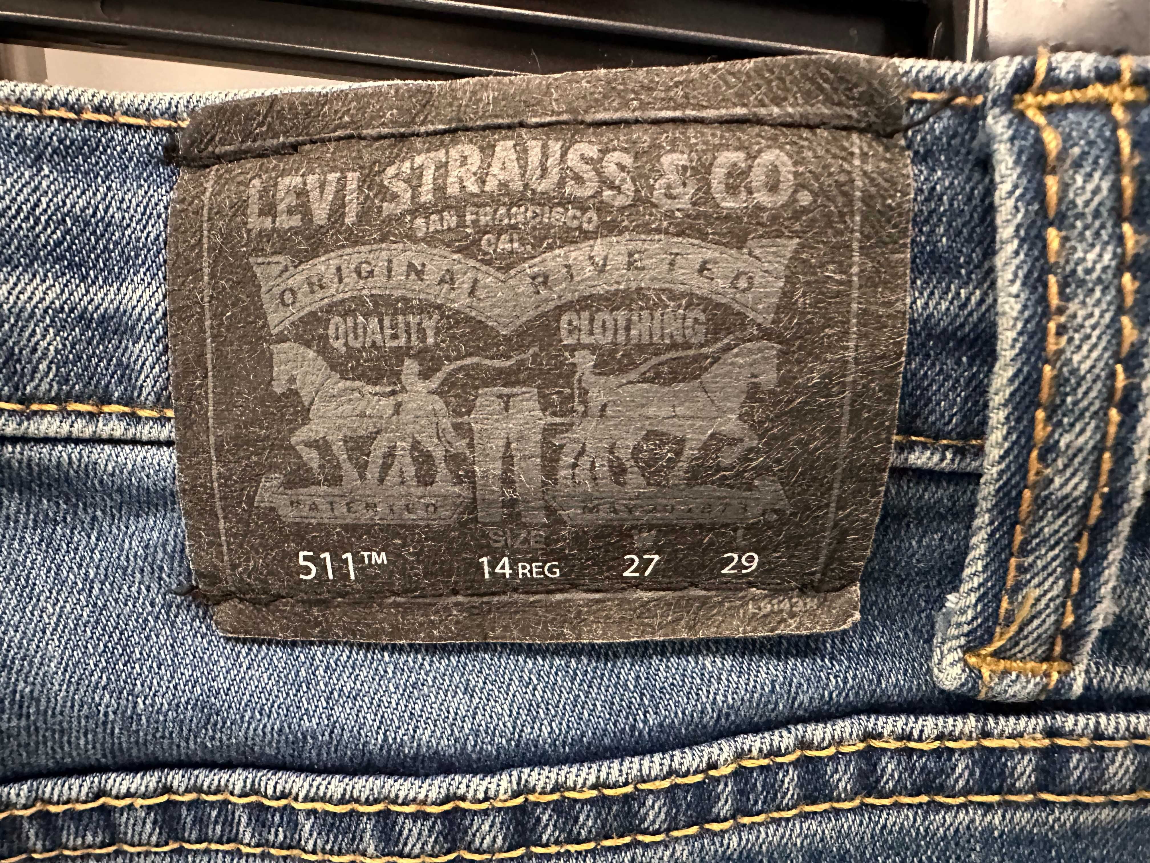 LEVI'S - 511 - spodnie chłopięce / 14 lat