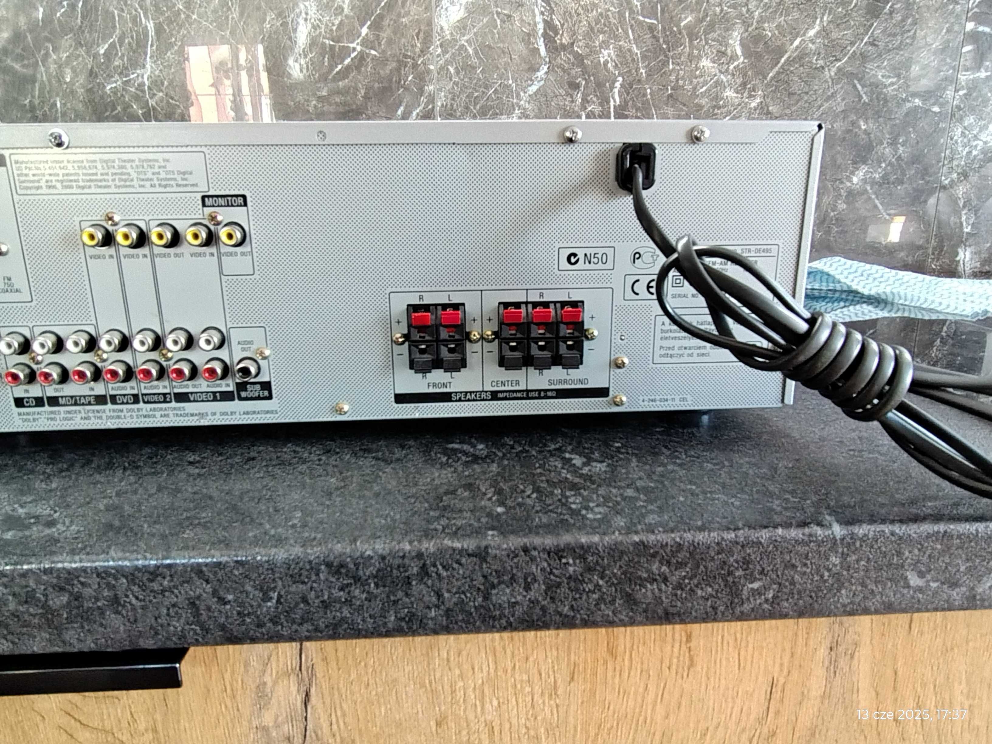SONY STR-DE495 amplituner po fachowym przeglądzie b.ładny stan