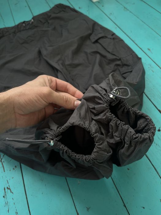 Штаны парашуты на утяжках снизу Next, размер S-M, карго штаны, y2k