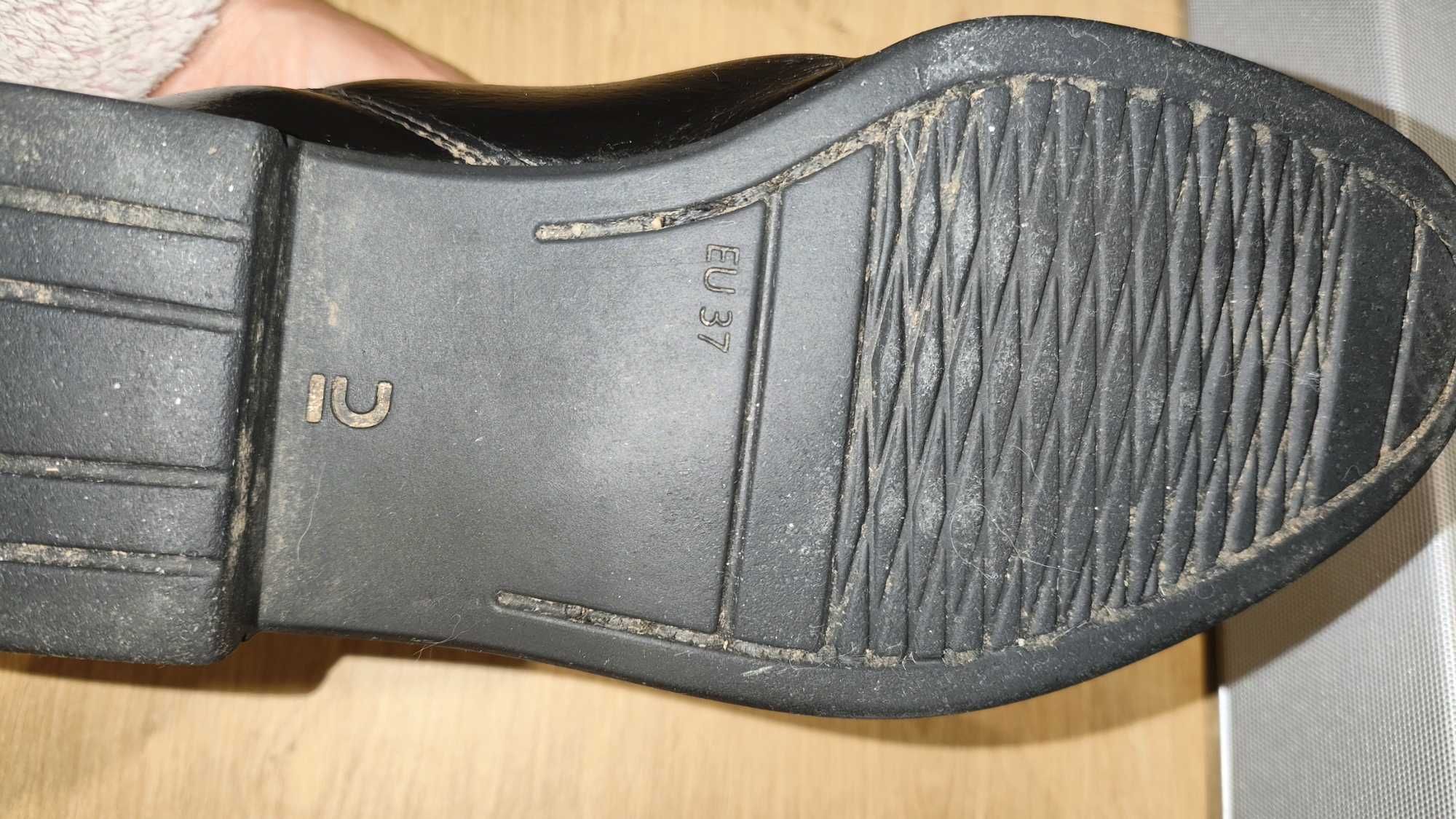 Sztyblety buty jeździeckie skórzane 500, r. 37, wiosna, lato