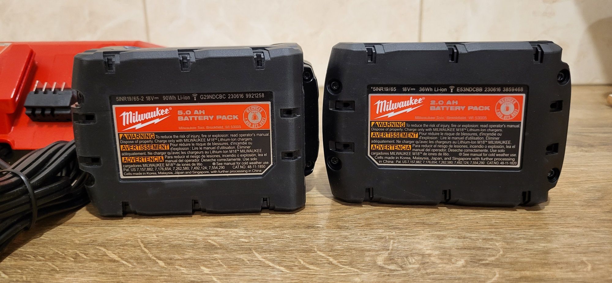 Milwaukee M18 Стартовый набор, батарея, акумулятор