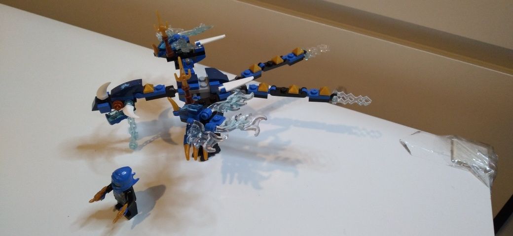 Nowe klocki niebieski smok ninja j.Lego