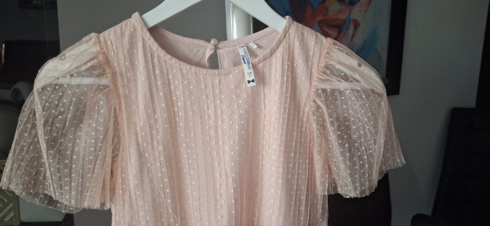 Nowa! Elegancka sukienka tiul Coccodrillo rozm 146