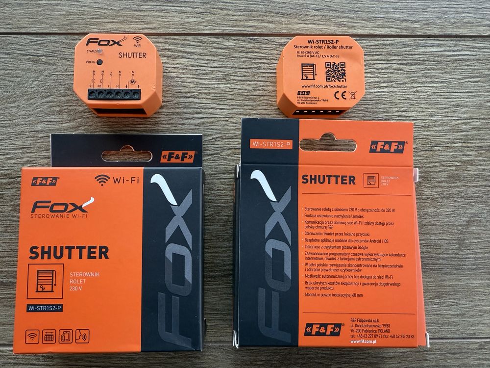 2szt sterownik rolet WiFi FOX Shutter