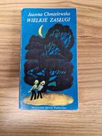 Wielkie zasługi - Joanna Chmielewska WYDANIE I 1981