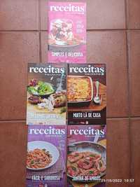 Lote de revistas de receitas