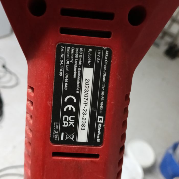 Avarejadora a bateria einhell