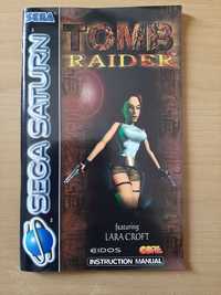 Manual Tom Raider - Sega Saturn