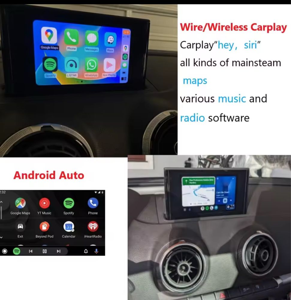 Carplay Audi  A3,A4,A5, Q2l, Q5, Q7