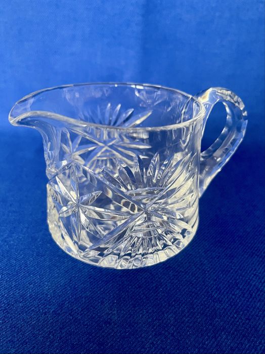 Хрусталь Bohemia: Сливочник Соусник Вазочка Чехия. Сахарница Шкатулка.