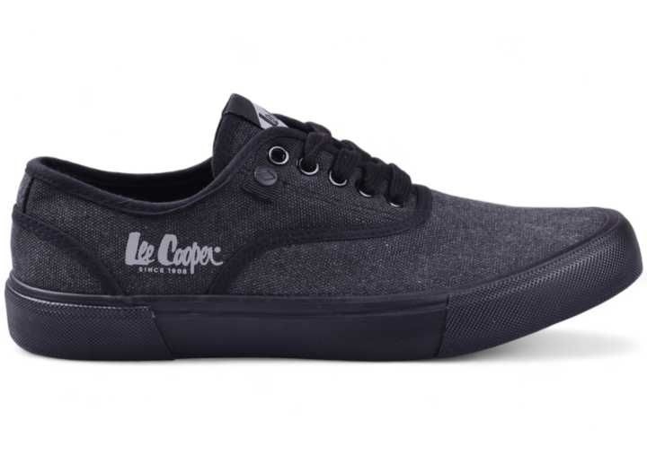 Buty Męskie Sportowe Lee Cooper Klasyczne Trampki czarne -2150 r.42