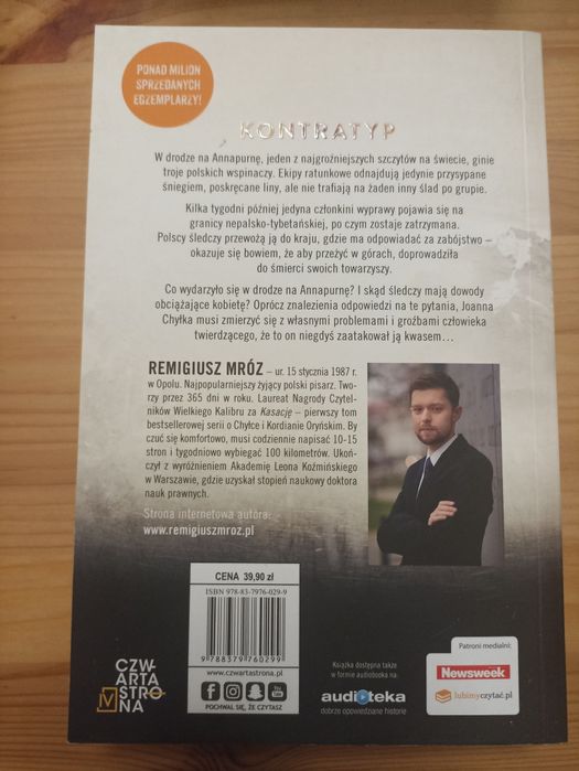 Książka "Kontratyp" Remigiusz Mróz