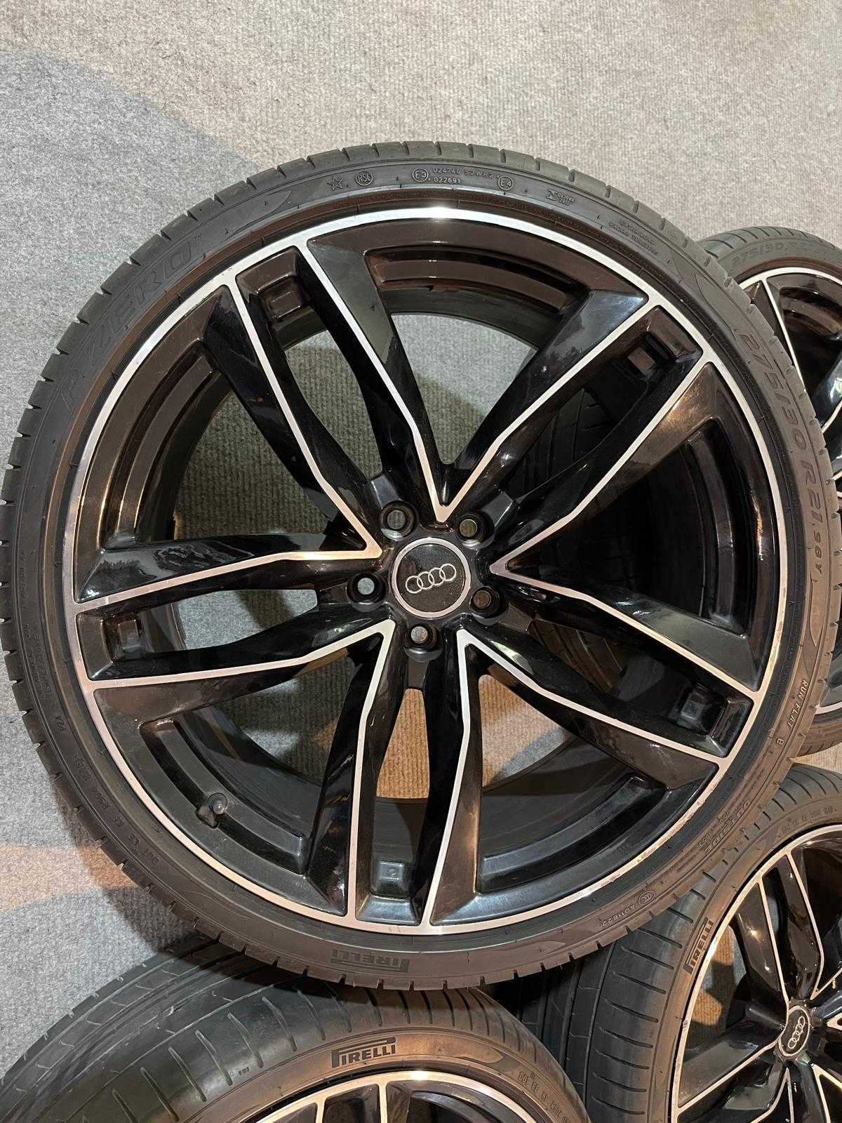 Felgi używane Audi S7 21" z oponami Pirelli P.Zero Run Flat 275/30R21