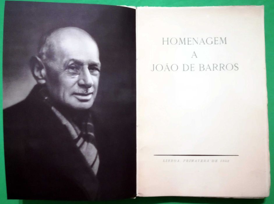 Homenagem a João de Barros, 1ª edição (1952), raro