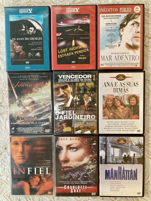 Filmes em DVD desde 0,50€. Senhor dos Aneis e Piratas das Caraibas.