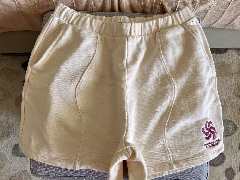 Calção Pull & Bear de algodão bege