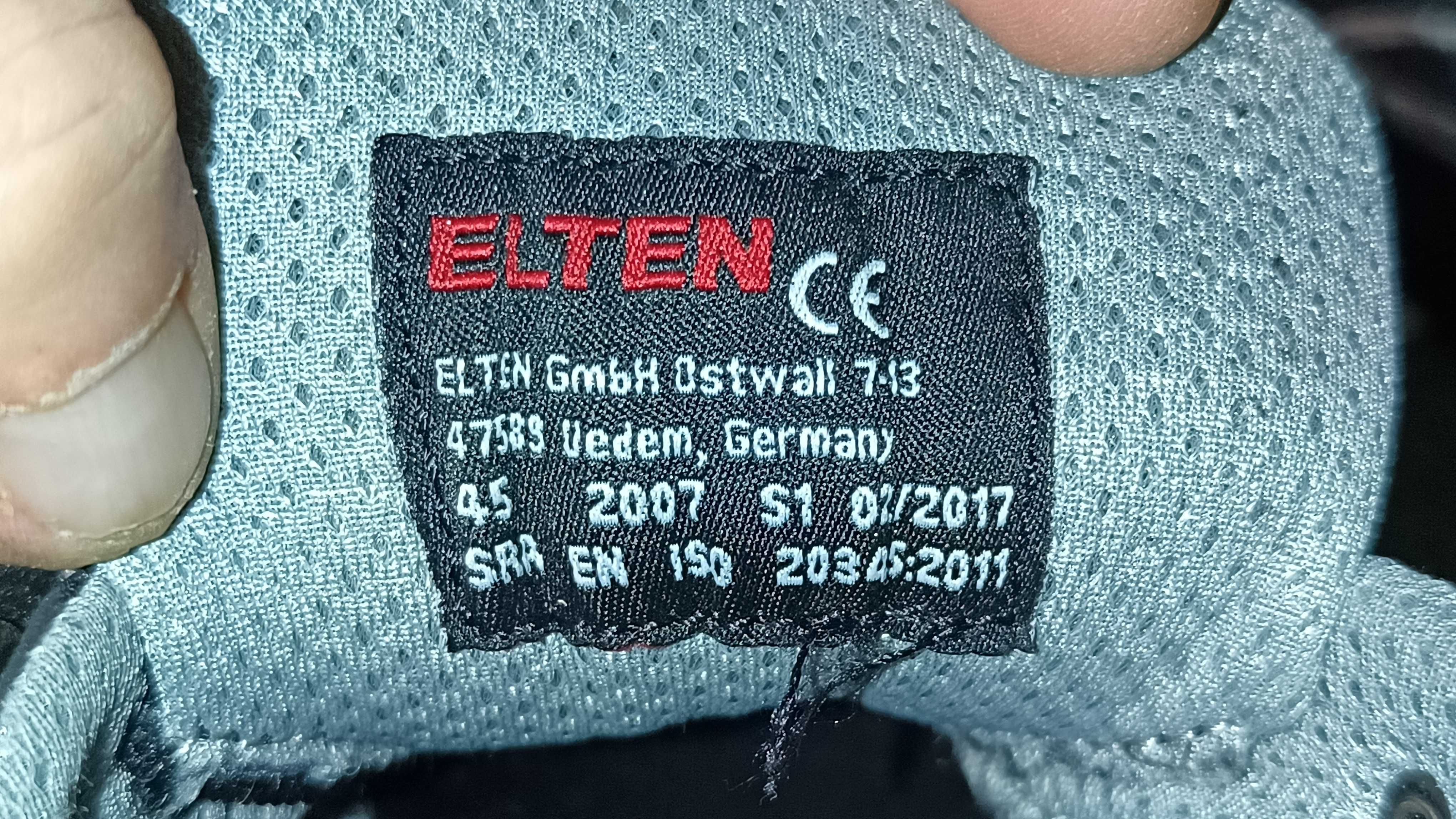 Buty robocze ELTEN RACER S1 SRA r.45 stan bardzo dobry